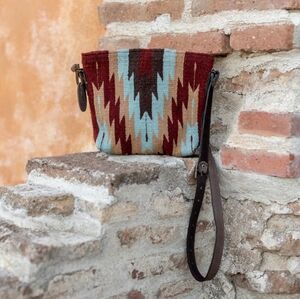 MZ Made Handmade Wool Crossbody Bag Aztec MEXICO made